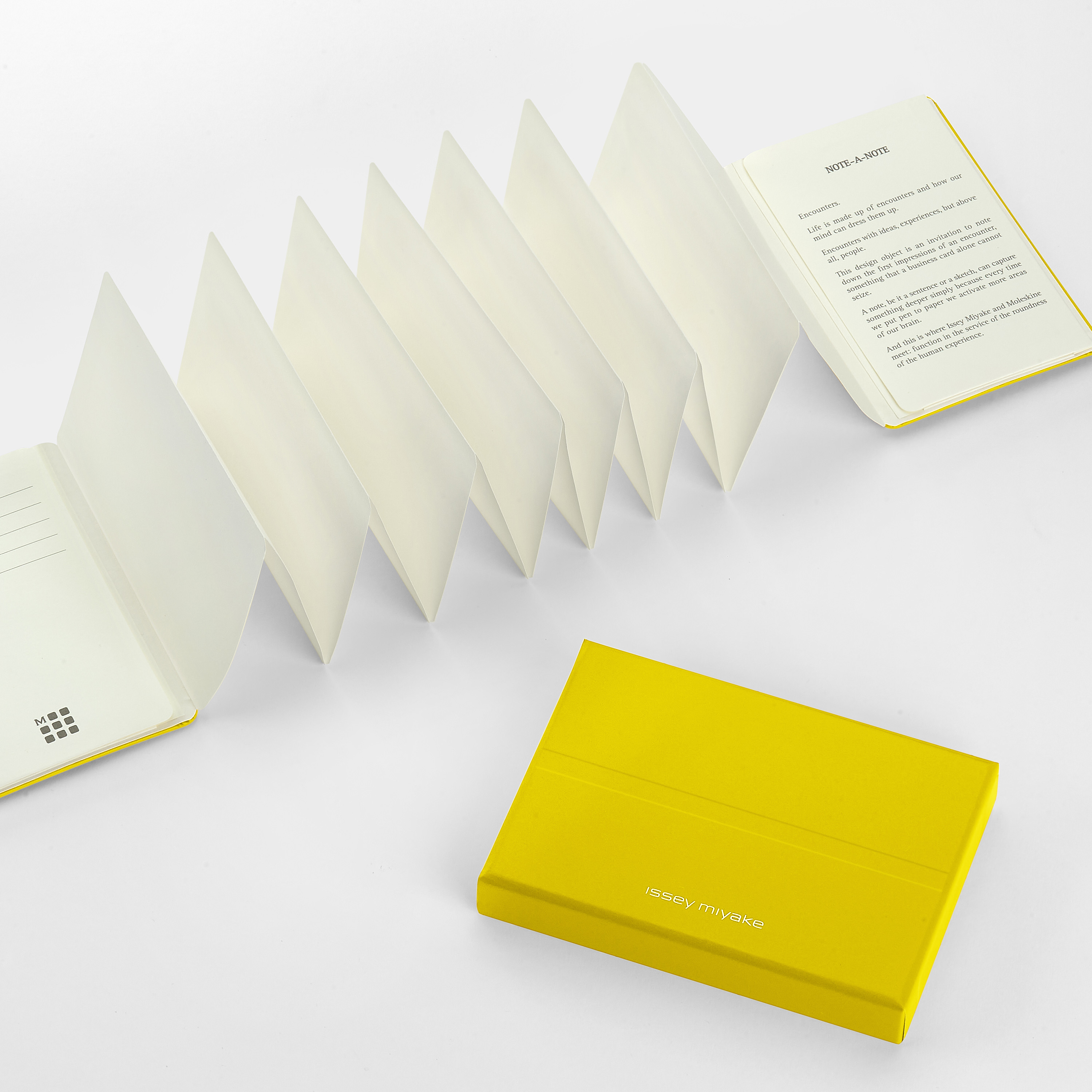 ISSEY MIYAKE | MOLESKINE　限定コレクション ハードカバー、超小型、無地、名刺ホルダー - 箱付き